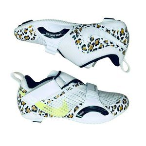 Like new 7.5 Women's Nike SuperRep Cycle Spinning Cycling Shoes Leopard